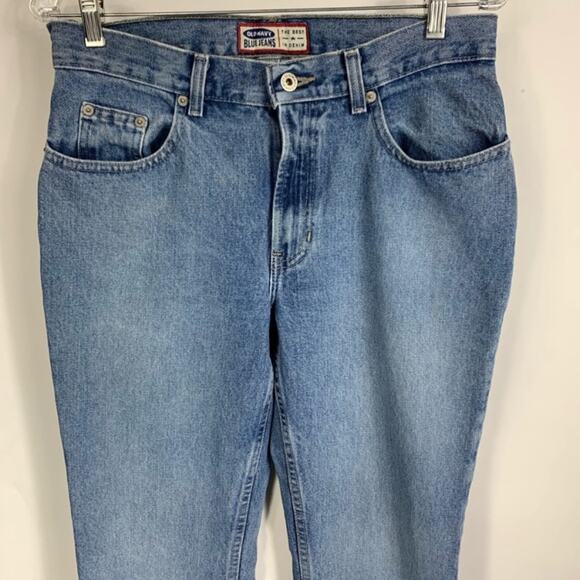 Old Navy Light Wash Straight Leg Jeans 8 Regular - Picture 5 of 8